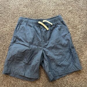 Old Navy Relaxed Blue Shorts with Cream Drawstring